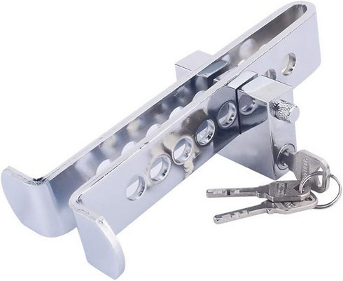 8 Holes Brake Clutch Lock Vehicle Anti-Theft Device Car Pedal Security Lock